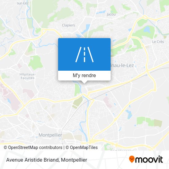 Avenue Aristide Briand plan