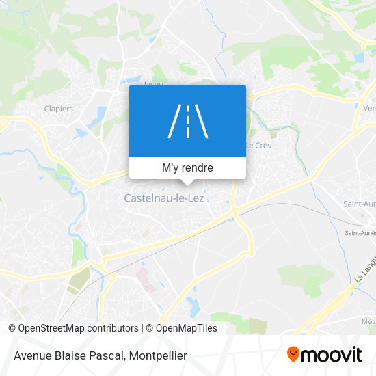 Avenue Blaise Pascal plan