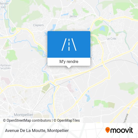 Avenue De La Moutte plan