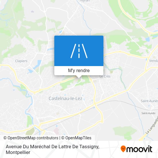 Avenue Du Maréchal De Lattre De Tassigny plan