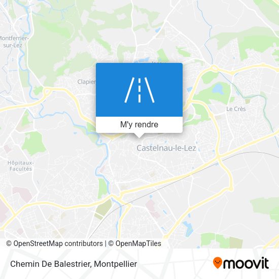 Chemin De Balestrier plan