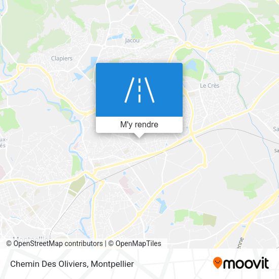 Chemin Des Oliviers plan