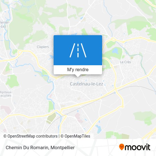 Chemin Du Romarin plan