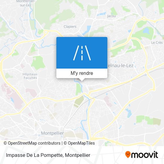 Impasse De La Pompette plan