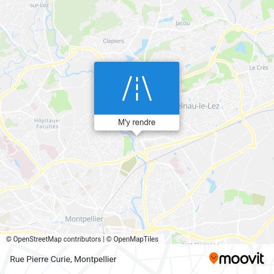 Rue Pierre Curie plan