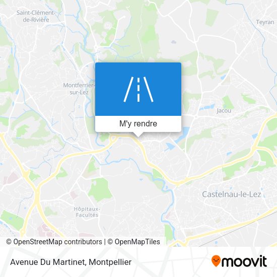 Avenue Du Martinet plan