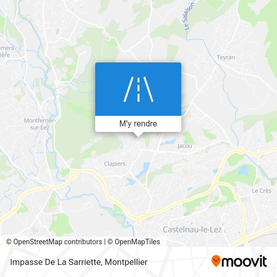 Impasse De La Sarriette plan
