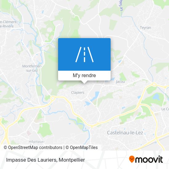 Impasse Des Lauriers plan
