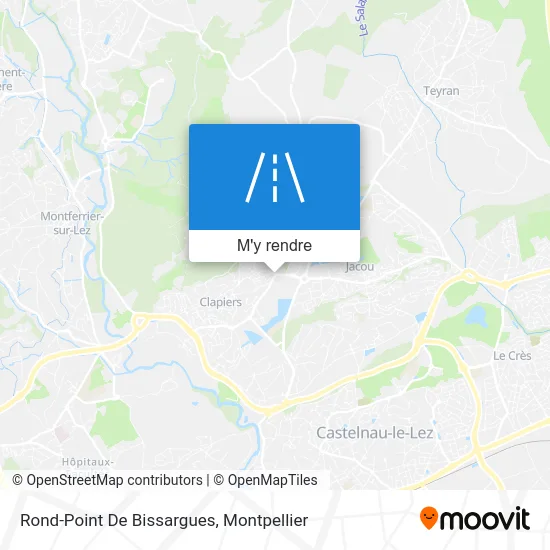 Rond-Point De Bissargues plan