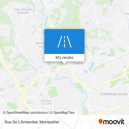 Rue De L'Amandier plan