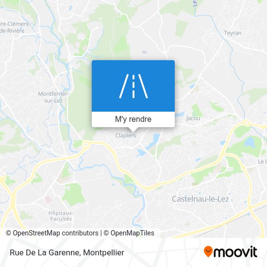 Rue De La Garenne plan