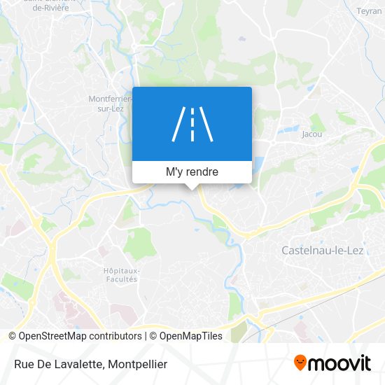 Rue De Lavalette plan