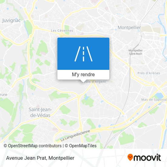 Avenue Jean Prat plan