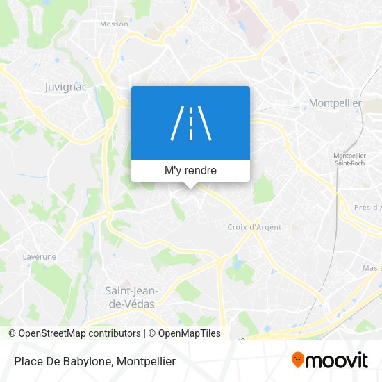 Place De Babylone plan