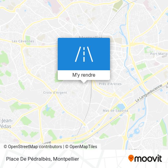 Place De Pédralbès plan