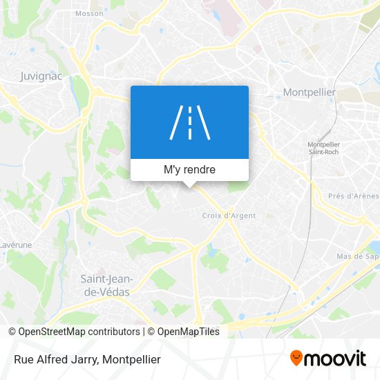 Rue Alfred Jarry plan
