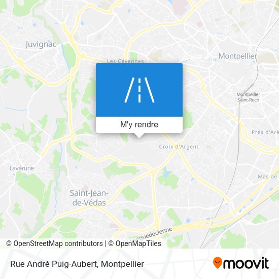 Rue André Puig-Aubert plan