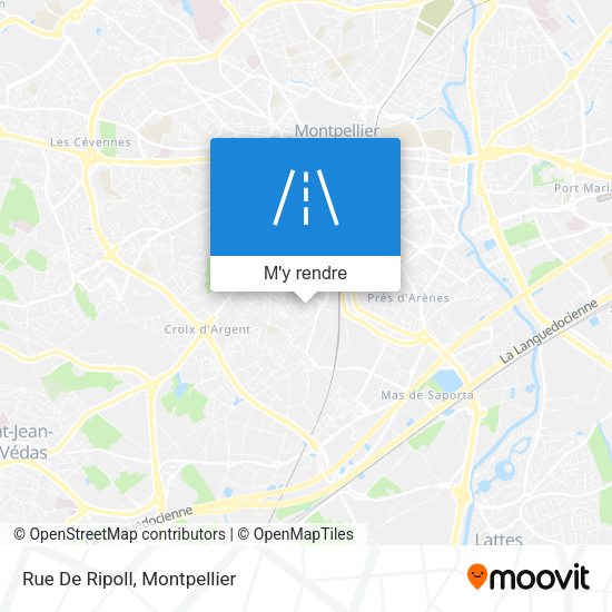 Rue De Ripoll plan