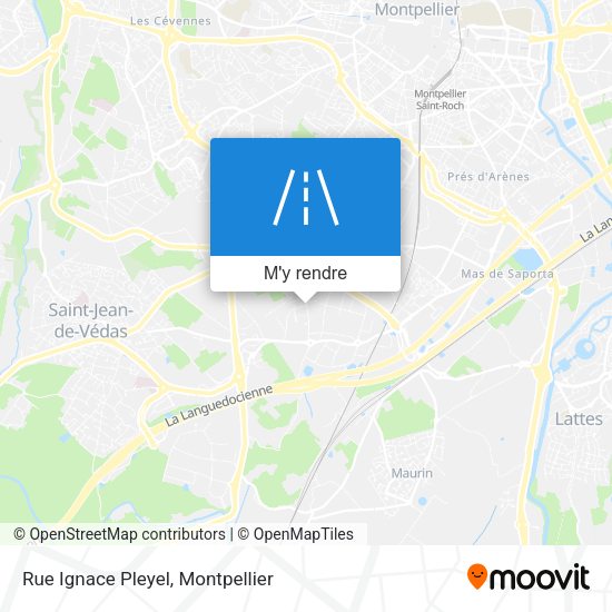Rue Ignace Pleyel plan