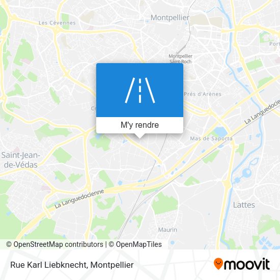 Rue Karl Liebknecht plan