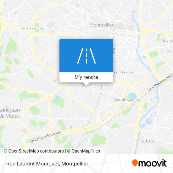 Rue Laurent Mourguet plan