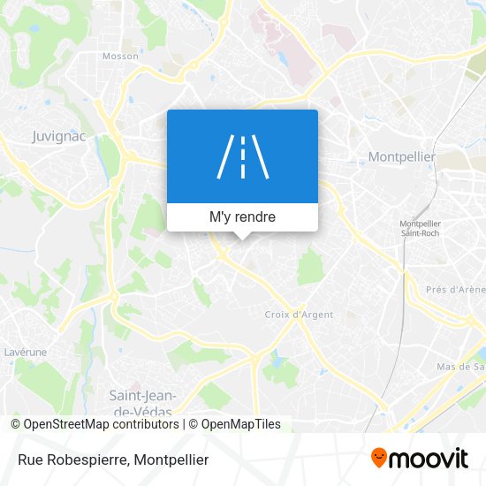 Rue Robespierre plan