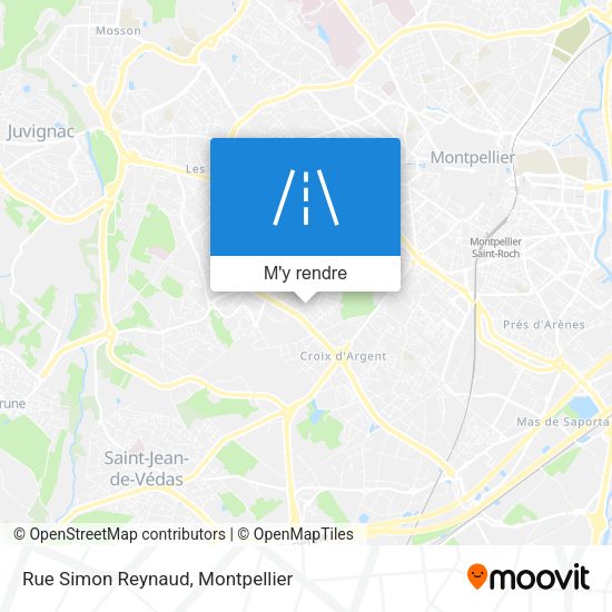 Rue Simon Reynaud plan