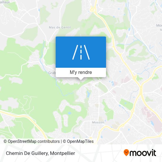 Chemin De Guillery plan