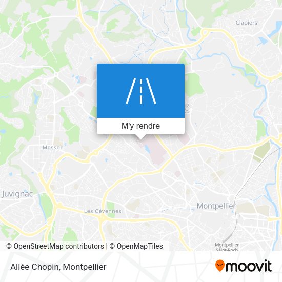 Allée Chopin plan