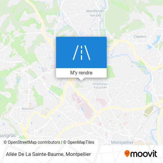 Allée De La Sainte-Baume plan
