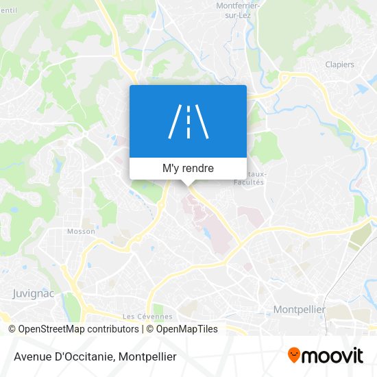 Avenue D'Occitanie plan