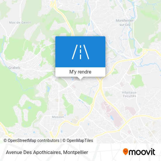 Avenue Des Apothicaires plan