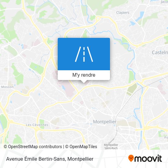 Avenue Émile Bertin-Sans plan