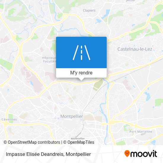 Impasse Elisée Deandreis plan