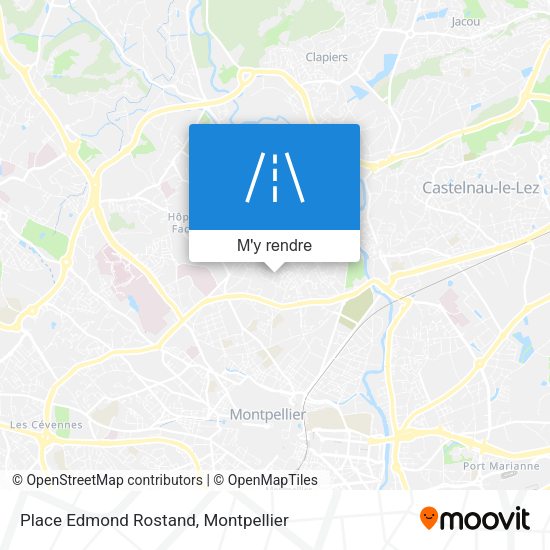 Place Edmond Rostand plan
