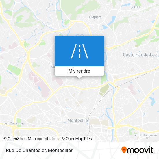 Rue De Chantecler plan
