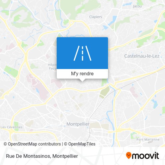 Rue De Montasinos plan