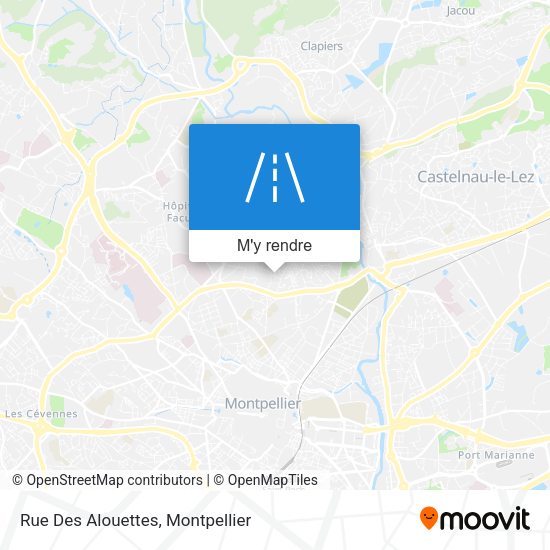 Rue Des Alouettes plan