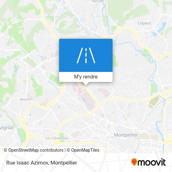 Rue Isaac Azimov plan