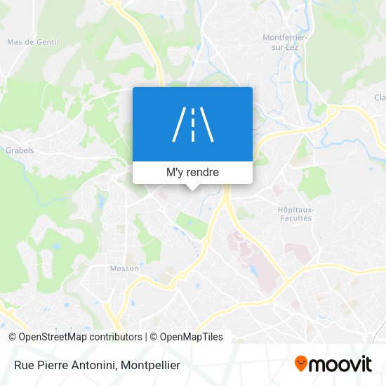 Rue Pierre Antonini plan