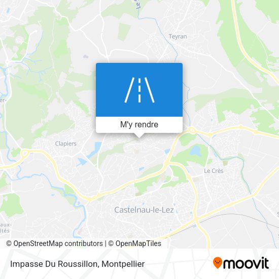 Impasse Du Roussillon plan