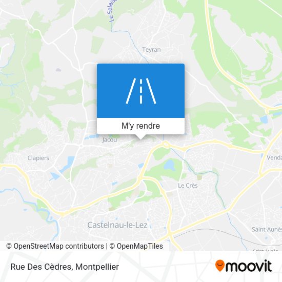 Rue Des Cèdres plan