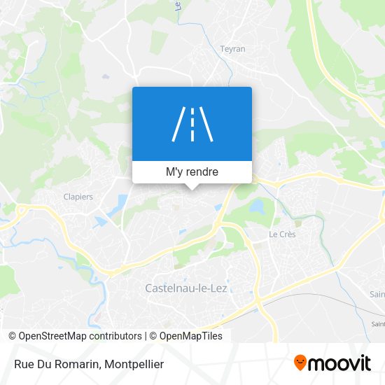 Rue Du Romarin plan
