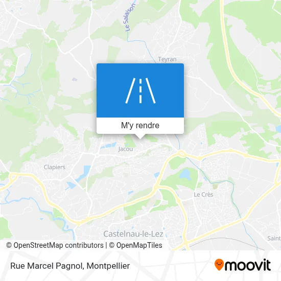 Rue Marcel Pagnol plan