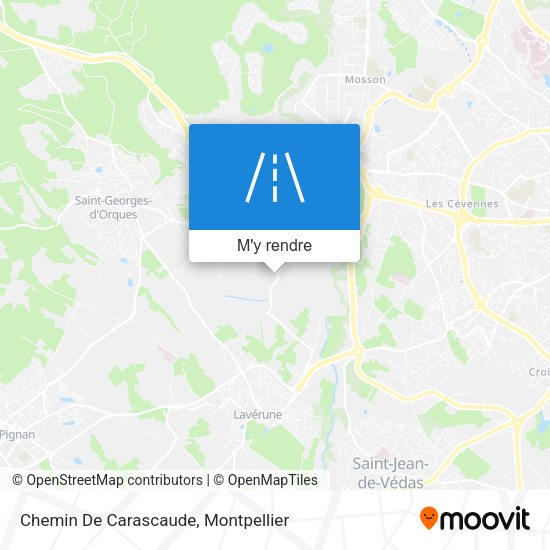 Chemin De Carascaude plan