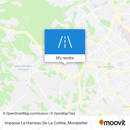 Impasse Le Hameau De La Colline plan