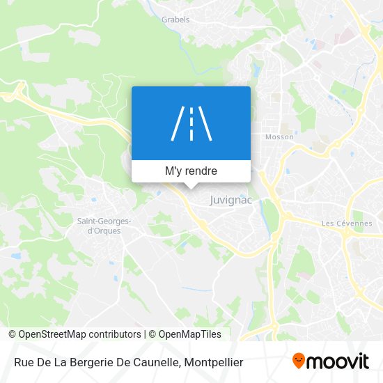 Rue De La Bergerie De Caunelle plan