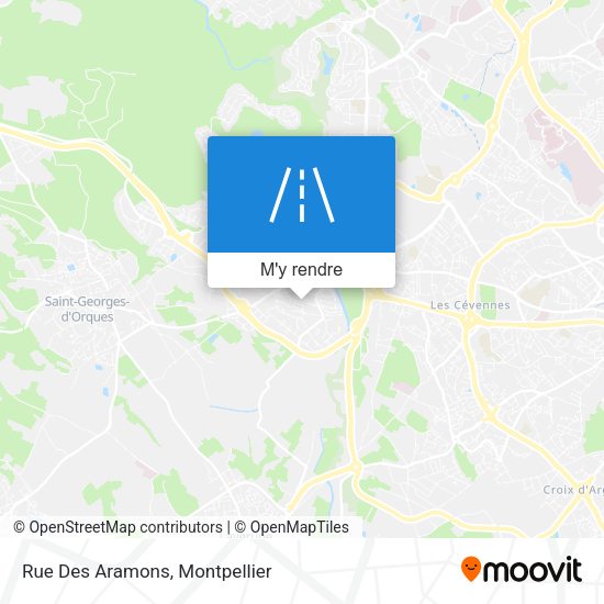 Rue Des Aramons plan