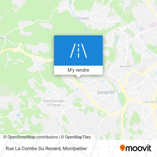 Rue La Combe Du Renard plan