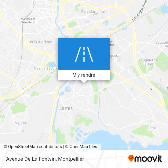 Avenue De La Fontvin plan